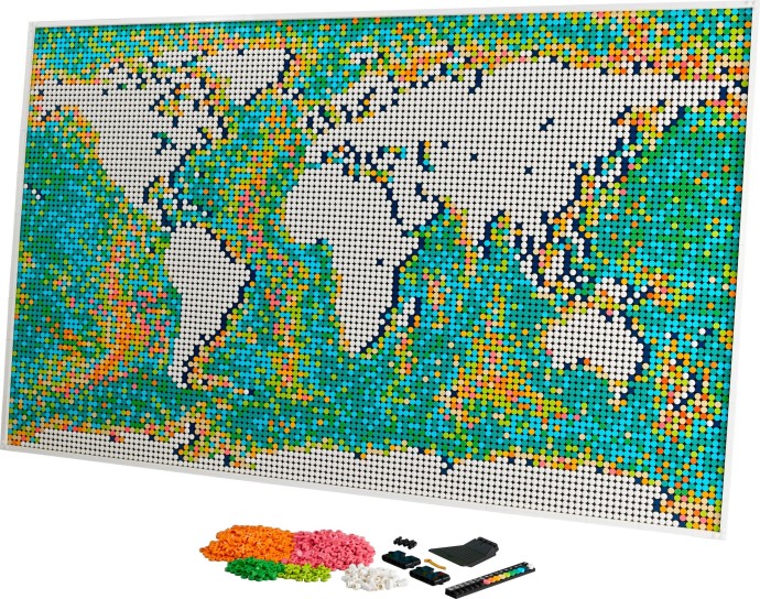 World Map LEGO Set 31203