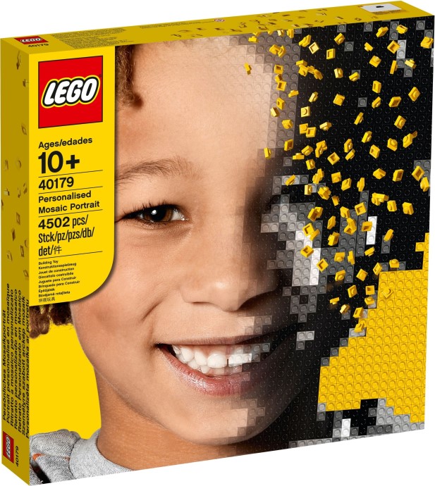 Personalised Mosaic Portrait LEGO Set 40179