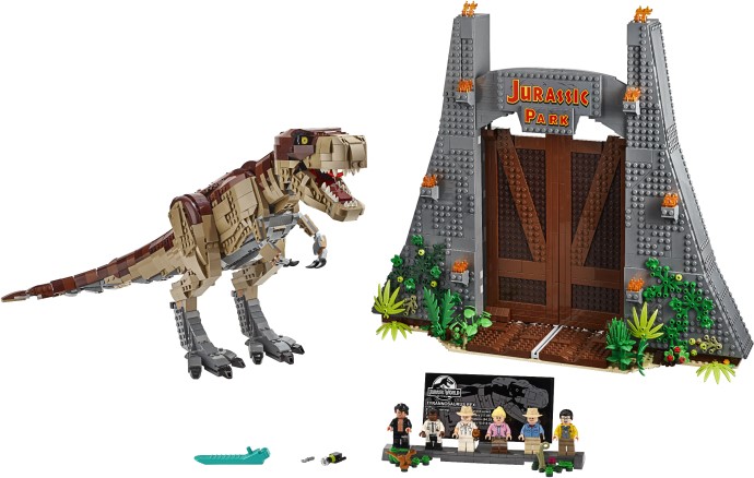 Jurassic Park: T. rex Rampage LEGO Set 75936